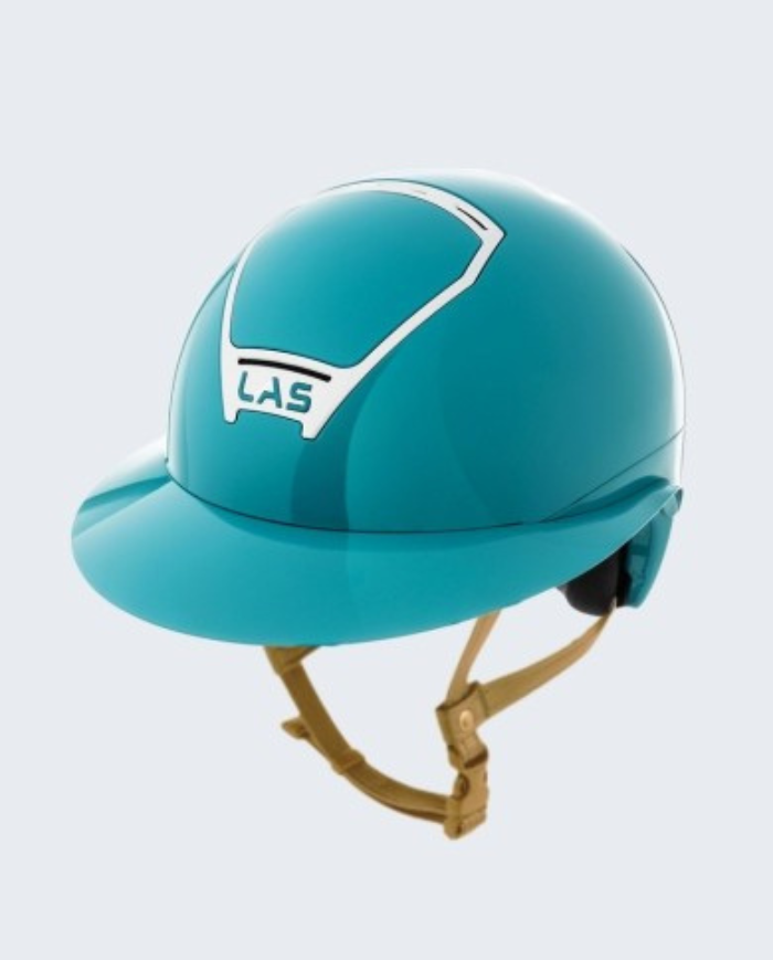 LAS HELMETS - Casque OPERA METAL Turquoise