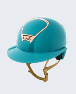 LAS HELMETS - Casque OPERA METAL Turquoise