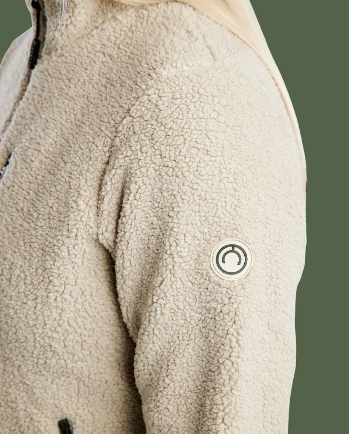 MONTAR - Veste Teddy Olive