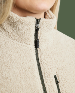 MONTAR - Veste Teddy Olive