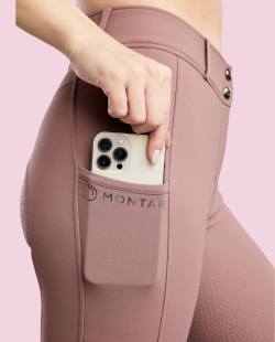 MONTAR - Megan avec poche dusty rose