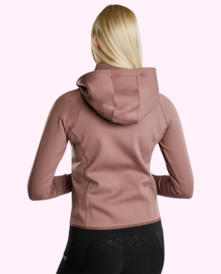 MONTAR - Veste à capuche Moagaia Dusty rose