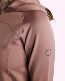 MONTAR - Veste à capuche Moagaia Dusty rose