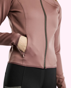 MONTAR - Veste à capuche Moagaia Dusty rose