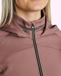 MONTAR - Veste à capuche Moagaia Dusty rose