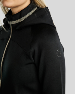 MONTAR - Veste à capuche Moagaia noir