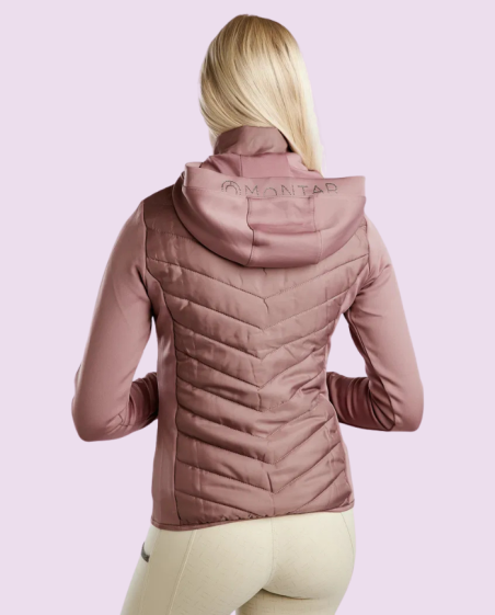 MONTAR - Veste hybride Dusty rose