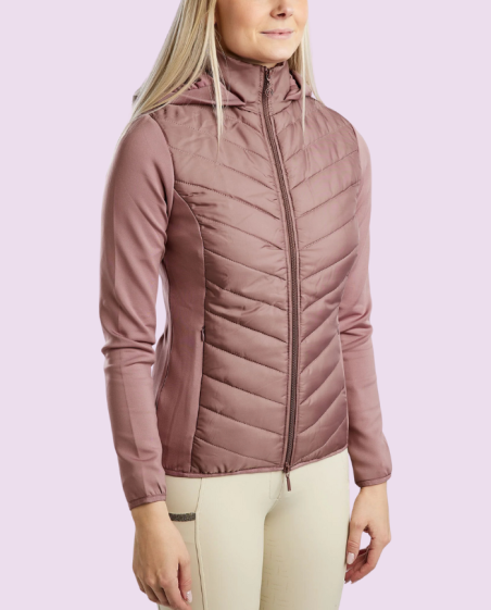 MONTAR - Veste hybride Dusty rose