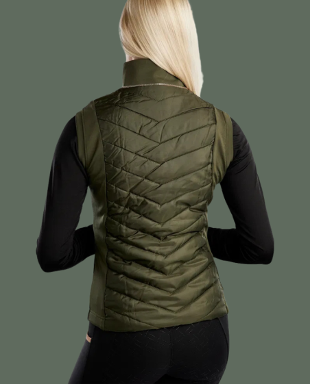MONTAR - Vesta sans manches Momari Crystals Olive
