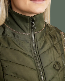 MONTAR - Vesta sans manches Momari Crystals Olive