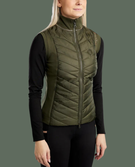 MONTAR - Vesta sans manches Momari Crystals Olive