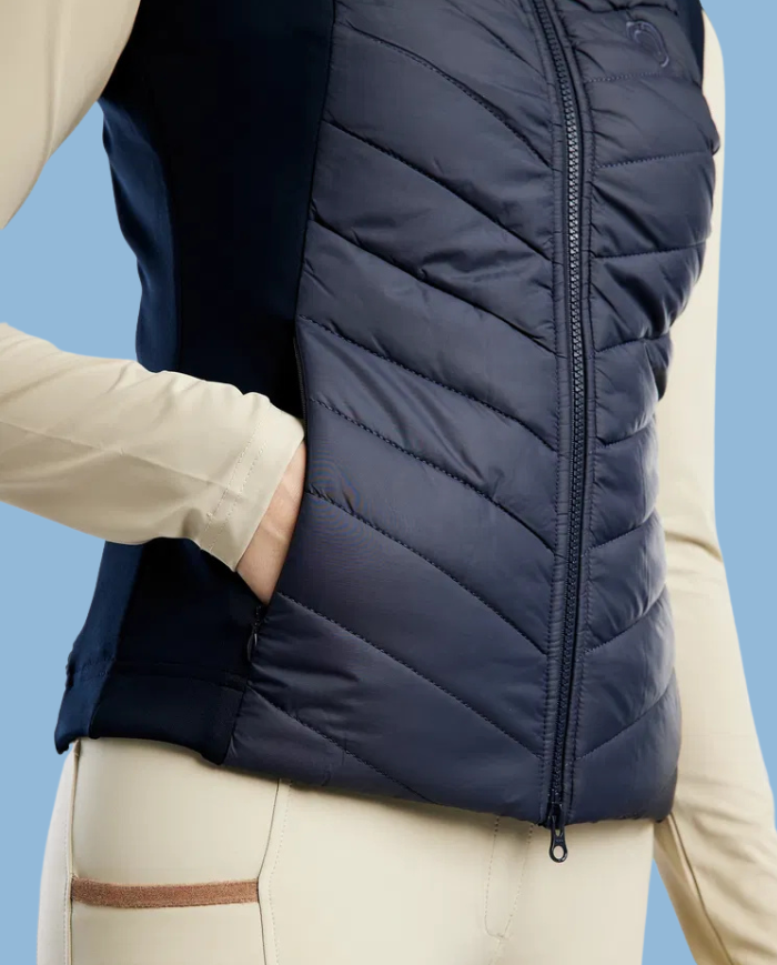 MONTAR - Vesta sans manches Momari Crystals Navy
