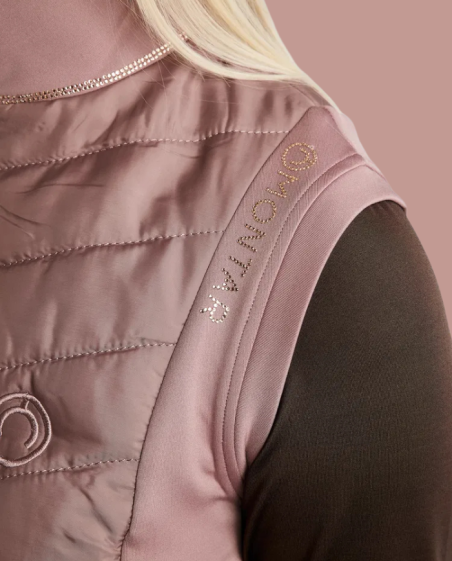 MONTAR - Vesta sans manches Momari Crystals Dusty Rose