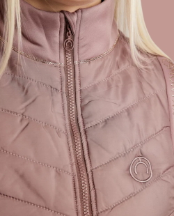 MONTAR - Vesta sans manches Momari Crystals Dusty Rose