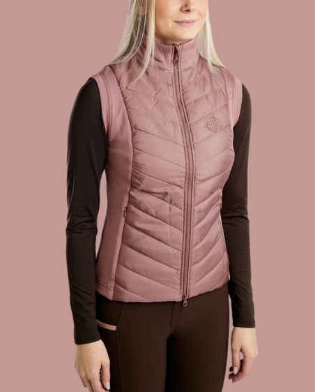 MONTAR - Vesta sans manches Momari Crystals Dusty Rose
