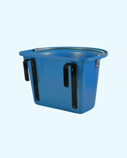 Seau mangeoire à suspendre avec anse