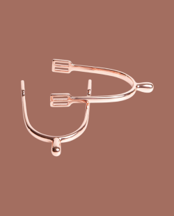HARRY'S HORSE - Eperons rose gold inox bout rond