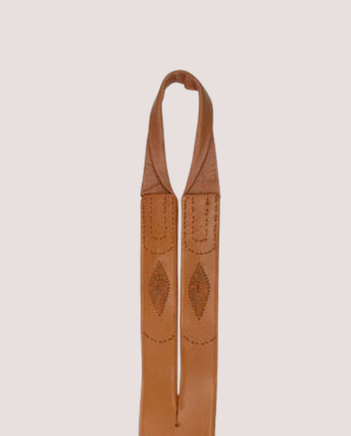 Croupière vaquera en cuir