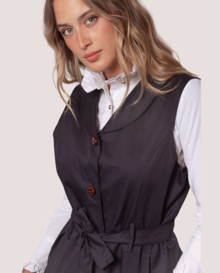 Chalequillo campero femme anthracite