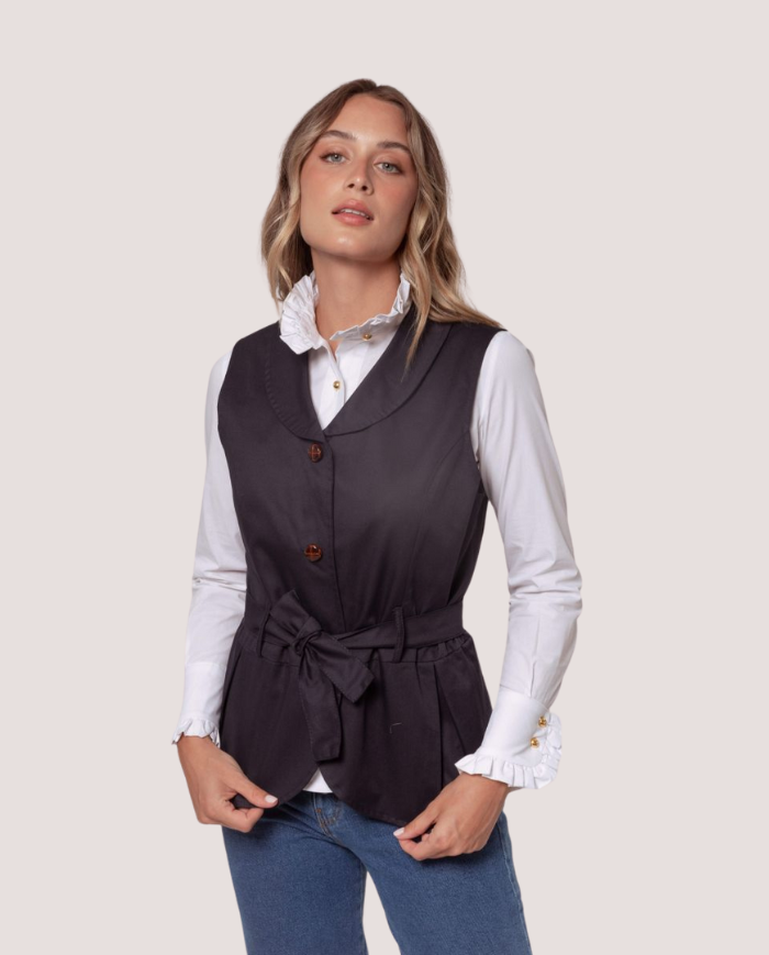 Chalequillo campero femme anthracite