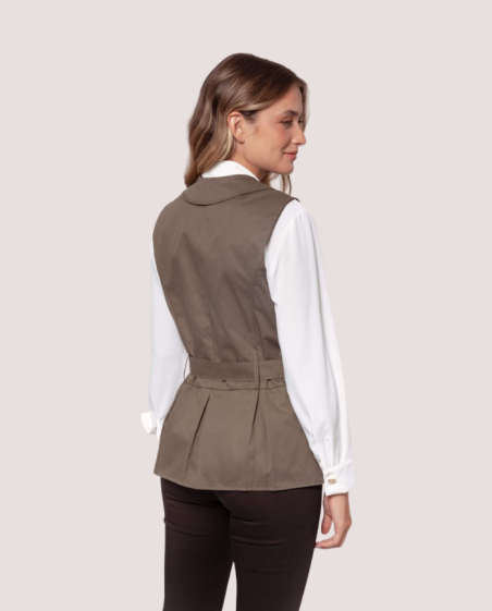 Chalequillo campero femme taupe