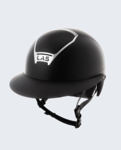 LAS HELMETS - OPERA METAL CROMO BLACK