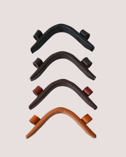 Serreta recouverte de cuir 2 passants