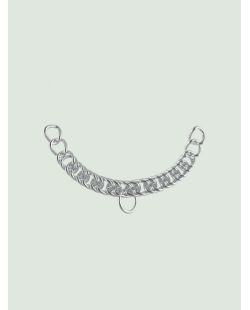 Gourmette double de 22 maillons fin en Inox