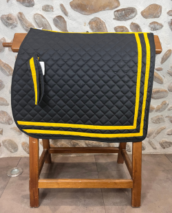 BLACK FRIDAY - Tapis portugais noir et jaune