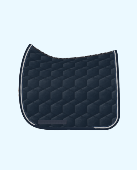 MATTES - Tapis dressage marine velvet