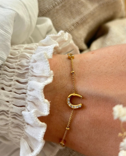 EQUESTRIAN SHOP - Bracelet VEGA doré