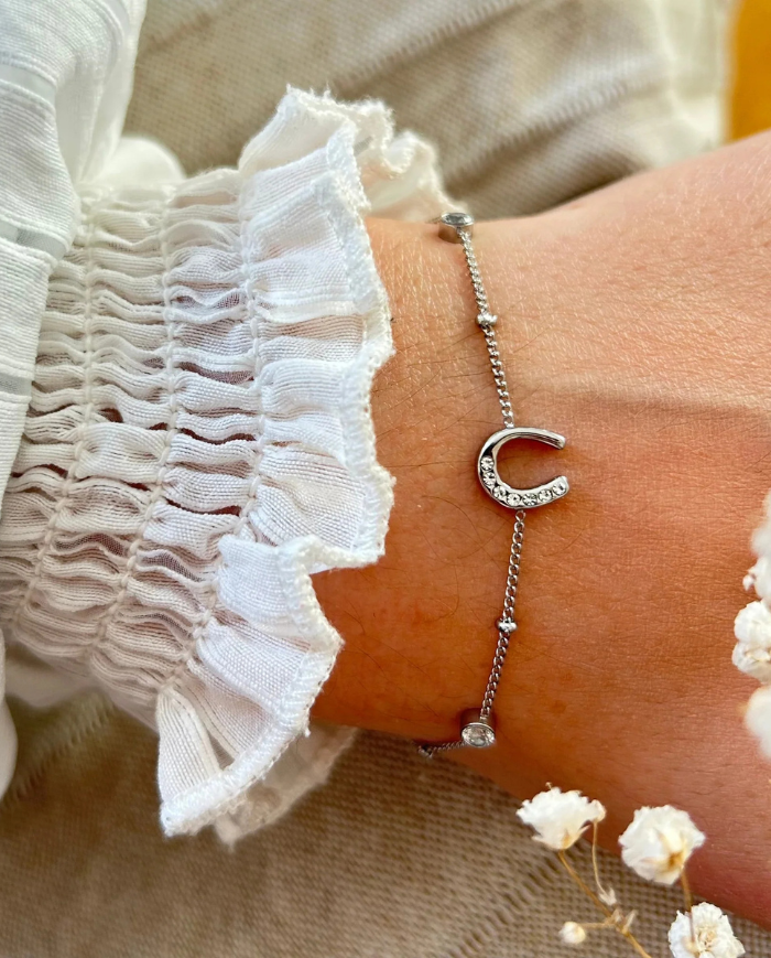 EQUESTRIAN SHOP - Bracelet VEGA argenté