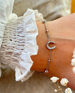 EQUESTRIAN SHOP - Bracelet VEGA argenté