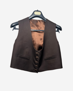 Gilet portugais marron mixte