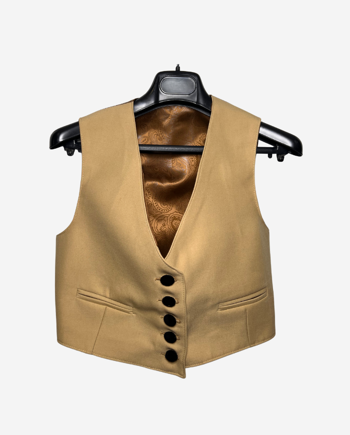 Gilet portugais sable mixte
