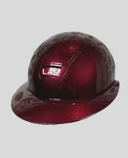 LAS HELMETS - Casque OPERA Burgundy