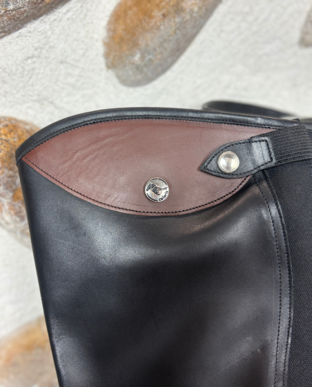 CELERIS - Chaps en cuir bicolor