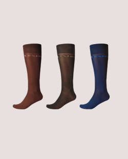 LEXHIS - Chaussettes mi-bas fines