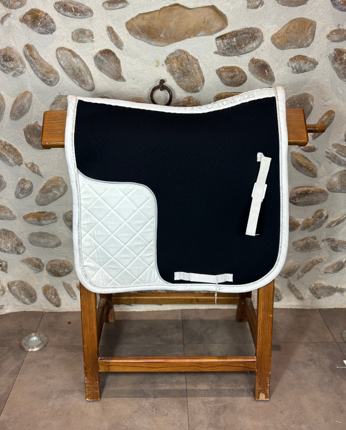 HV POLO - Tapis dressage noir et blanc