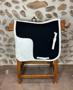 HV POLO - Tapis dressage noir et blanc