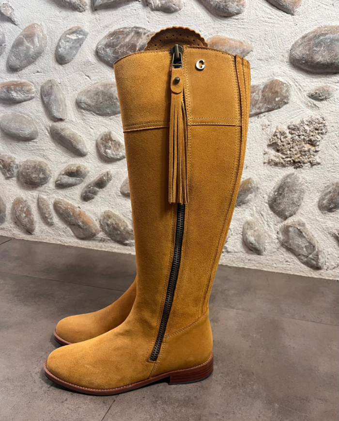 GALLORS - Bottes Spirit moutarde nubuck 38