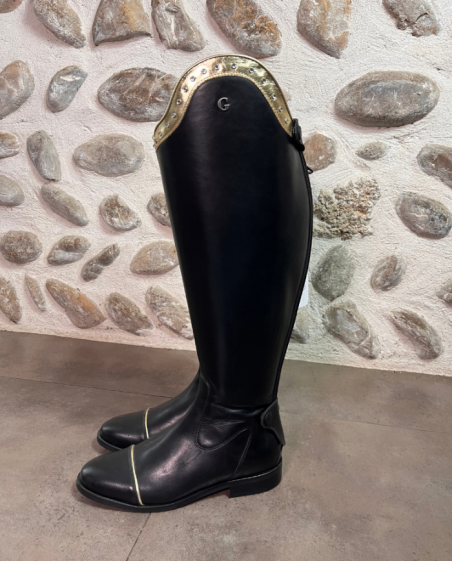 GALLORS  - Bottes Laurel noir et or 39