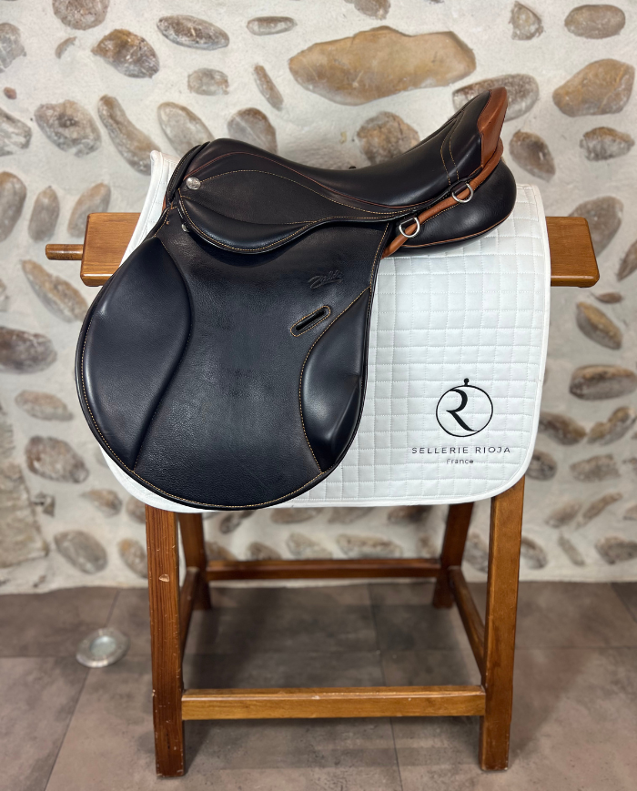OCCASION - Selle ZALDI Olympic Deluxe 17,5