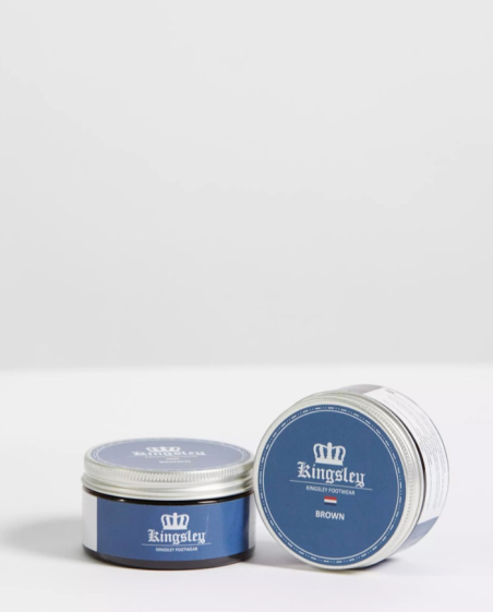 KINGSLEY - Crème nourrissante et protectrice pour cuir marron