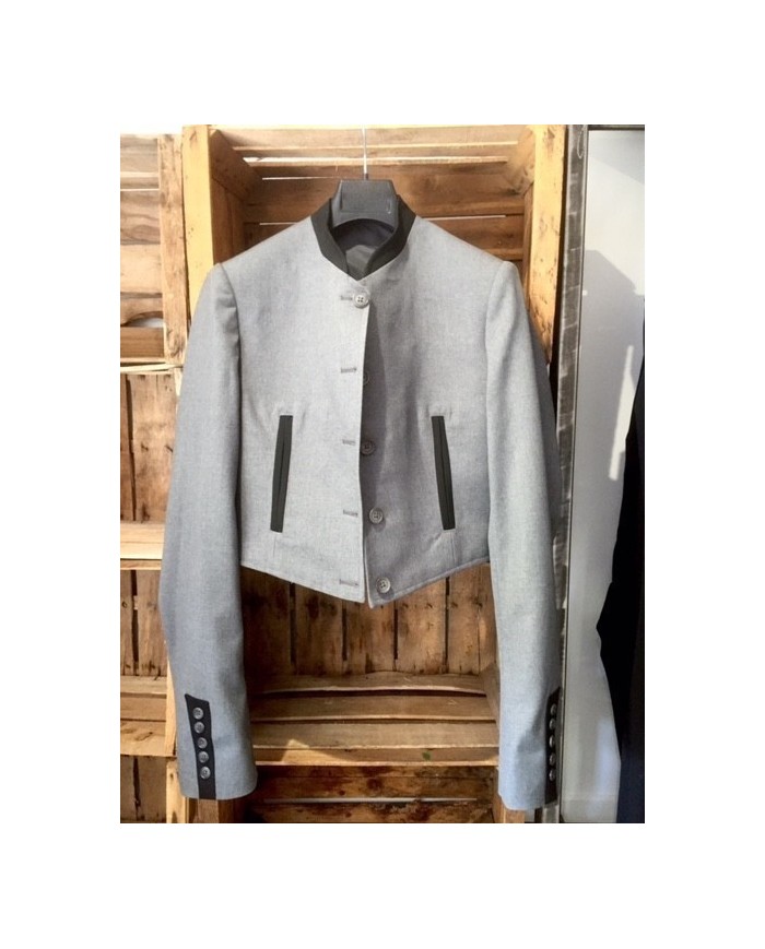 Veste Espagnole col arrondi sur mesure