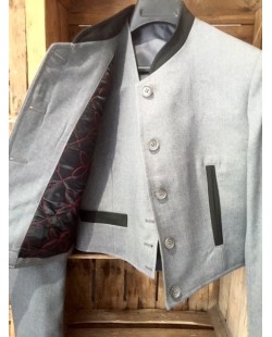Veste Espagnole col arrondi sur mesure