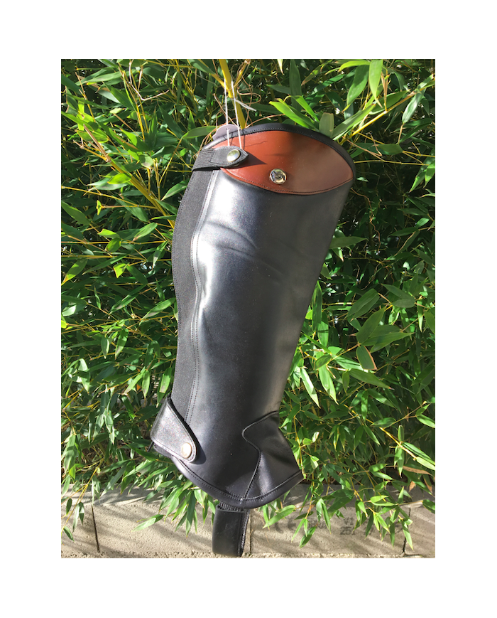 CELERIS - Chaps en cuir bicolor