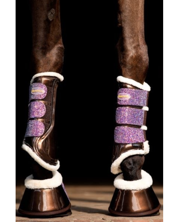 Guêtres à paillettes Gold Rush Glitter