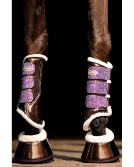 Guêtres à paillettes Gold Rush Glitter