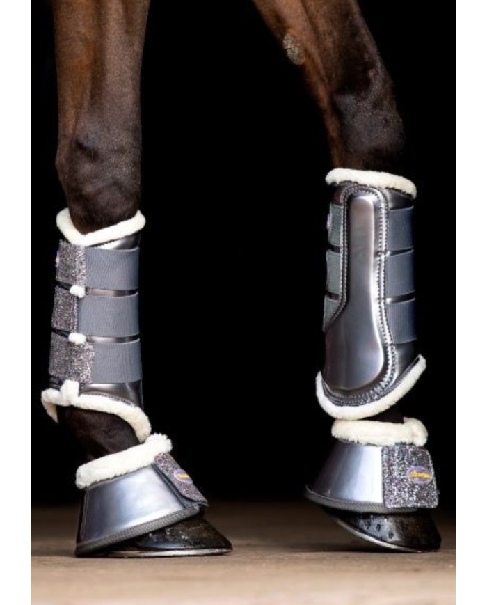 Guêtres à paillettes Gold Rush Glitter